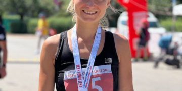 Víťazka maratónu žien Nina Štorová.