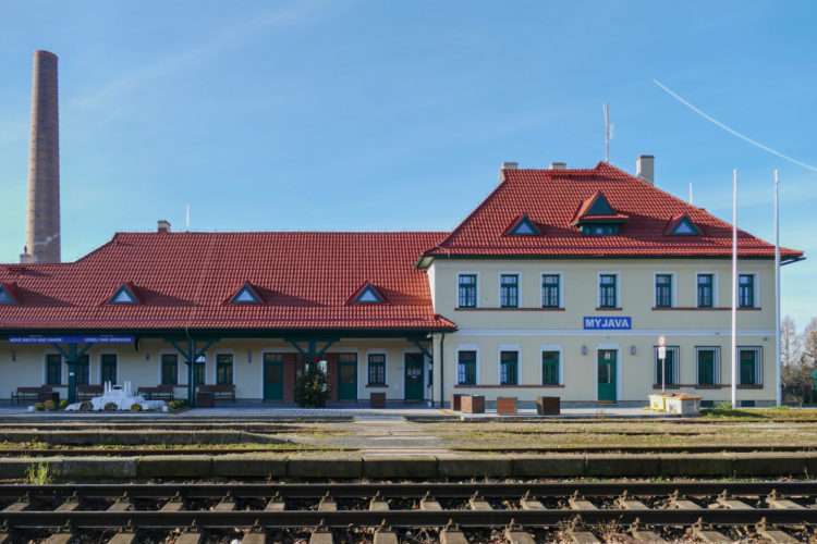 výluka železničná trať Poriadie Myjava