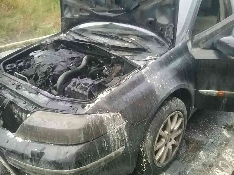 Hasiči zasahovali pri požiari osobného auta v meste Holíč. Zdroj: HaZZ
