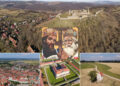 Cyril a Metod zdroj foto wikipedia, Podbranč - hrad Branč, Skalica z hora, Holíč - Zámok a Kopčany - Kostol sv. Margity Antiochijskej zdroj foto Vlado Miček NaZáhorí