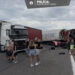 Aktuálne foto z nehody na diaľnici D2. zdroj: KR PZ v BA