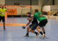 Zápas 17. kola Niké Handball extraligy HC Záhoráci – MHK Štart Nové Zámky (41:39) Autorka: Lucia Obžerová