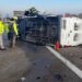 Na diaľnici D2 sa dnes dopoludnia odohrala dopravná nehoda, ktorá spôsobila vážne komplikácie v doprave. Zdroj: KR PZ Bratislava