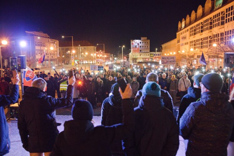 Senica protestné zhromaždenie NaZáhorí