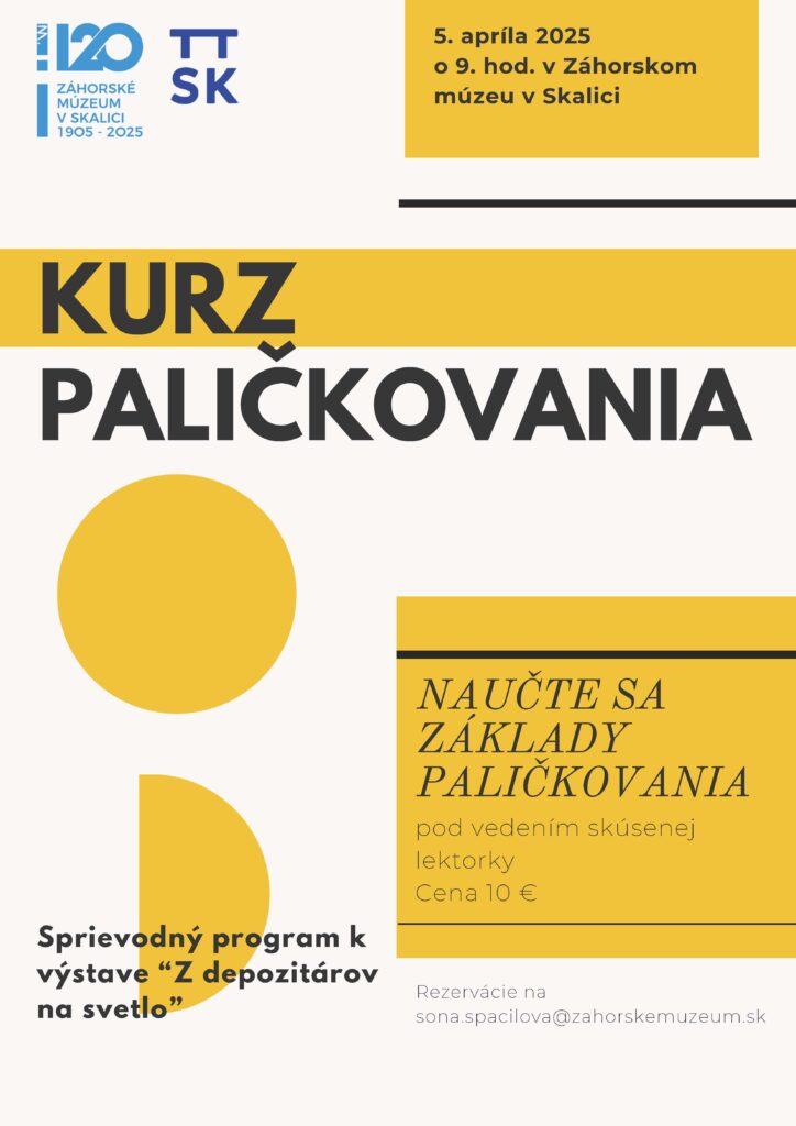 Kurz paličkovania, Záhorské múzeum, Senica