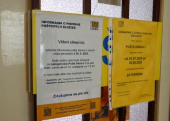 pošta Senica Sotina končí Zdroj: Mesto Senica