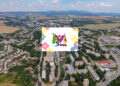 Mesto Myjava Autor:foto dron Vladimír Miček a logo Myjavy