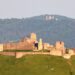 Hrad Branč s pohľadom na Bradlo s Mohylou M.R.Štefánika foto: Vladimír Miček NaZáhorí