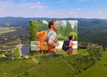 Priehrada v Lozorne a turisti reprofoto zdroj: Vlado Miček NaZáhorí