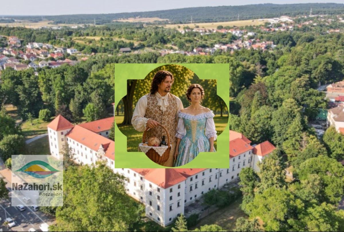 Reprofoto Kaštieľ a park Stupava foto archív Vlado Miček NaZáhorí a plagát podujatia