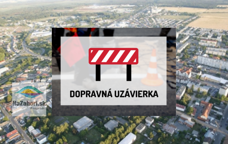 Dopravná uzávera reprofoto NaZáhorí