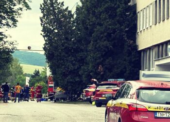 Požiar v priemyselnom parku v Myjave zdroj foto Polícia TN kraj
