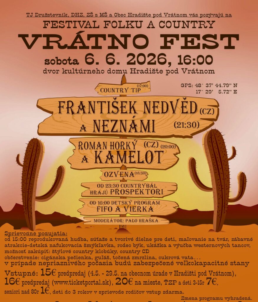 Vrátno Fest 2026