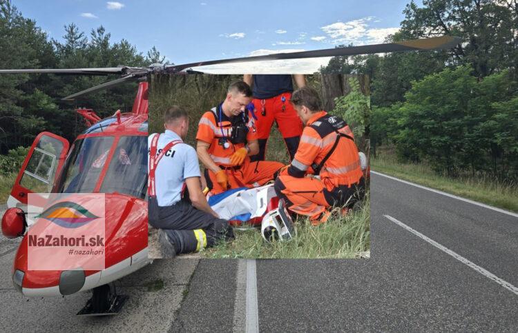 reprofoto Leteckí záchranári zasahovali pri nehode v okrese Malacky zdroj fotiek ATE